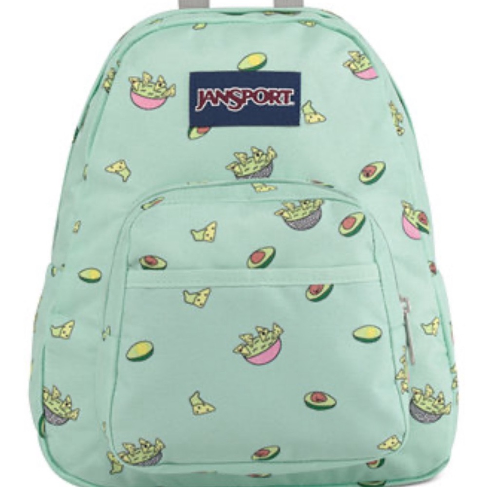 Jansport mini half pint backpack chips and guacamole EUC